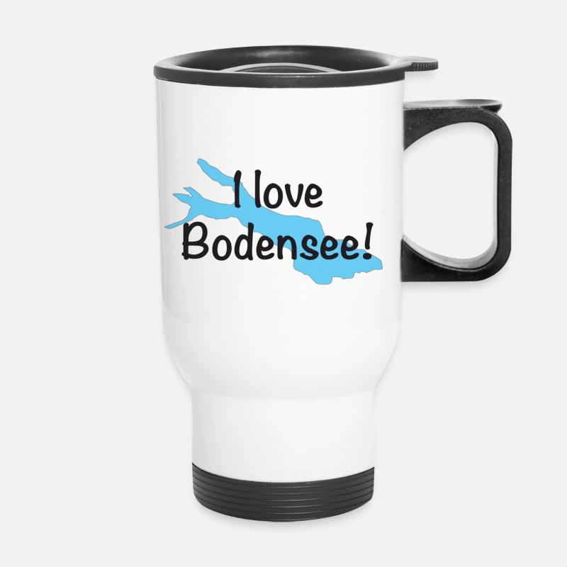 Lake Constance - Thermal mug with handle - white