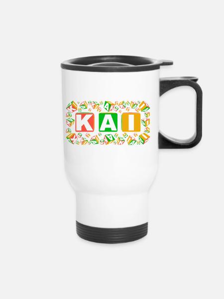 KAI colourful cubes - Thermobecher mit Tragegriff - Weiß