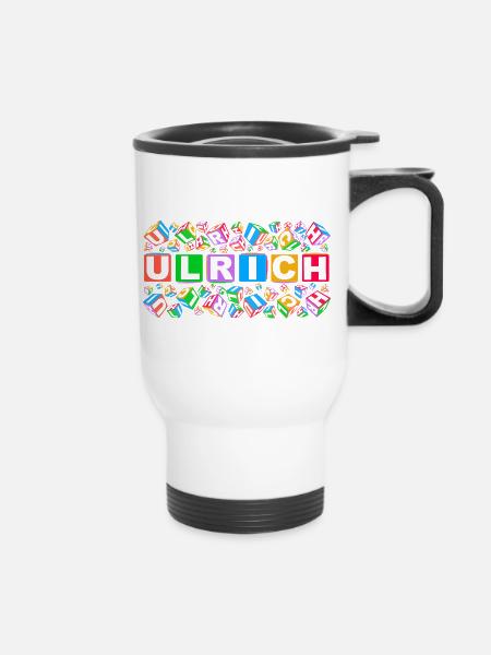 ULRICH colourful cubes - Thermobecher mit Tragegriff - Weiß