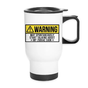 Pisces - Thermal mug with handle - white - Front