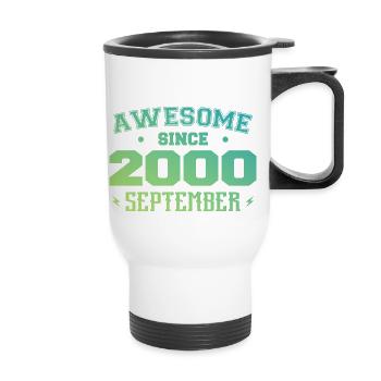 September 2000 September 2000 Birthday Gift - Thermal mug with handle - white - Front