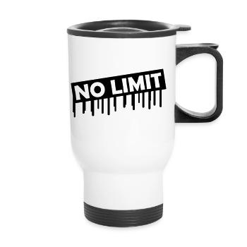 no_limit - Thermobecher mit Tragegriff - Weiß - Vorne