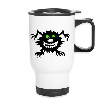 Monster - Eater - Thermal mug with handle - white - Front