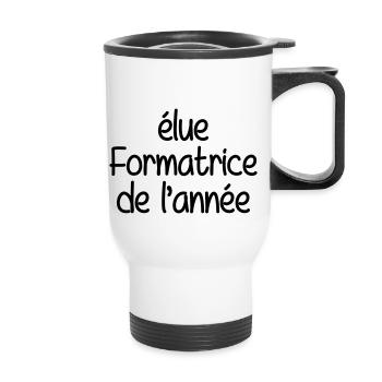 Formateur / Formatrice / Formation / Education - Tasse isotherme avec poignée - blanc - Devant