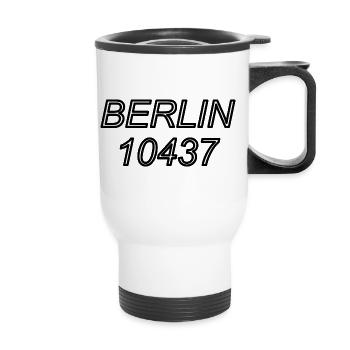 BERLIN 10437 - Tasse isotherme avec poignée - blanc - Devant