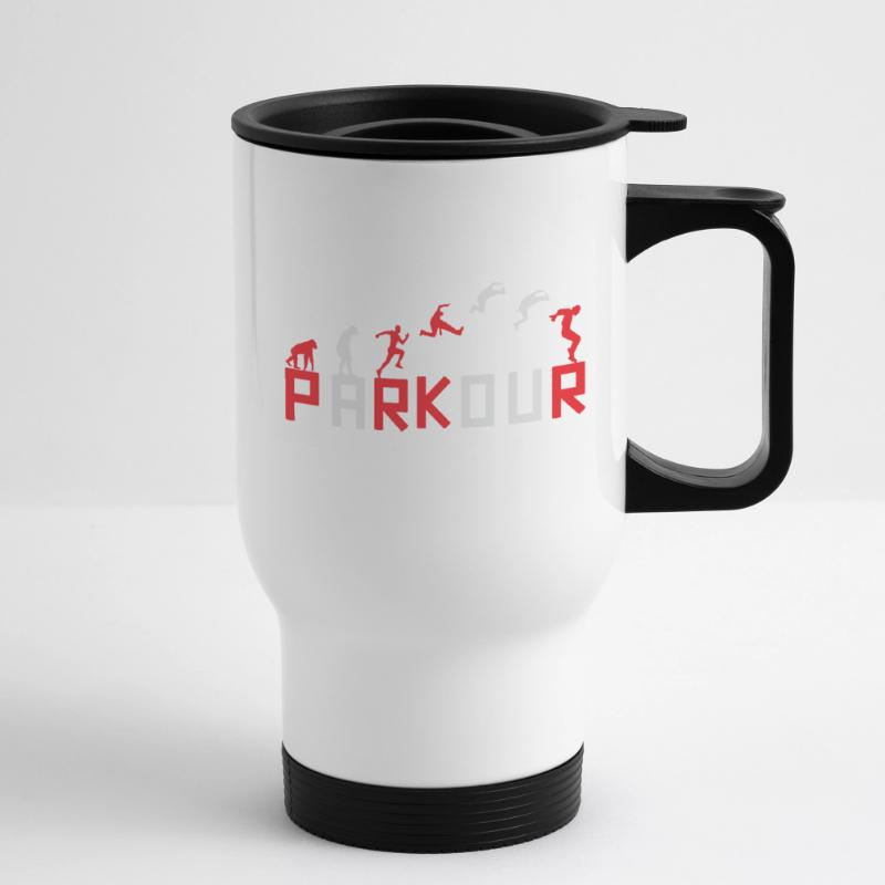 Évolution de la conception des séquences de course Tasse isotherme avec poignée