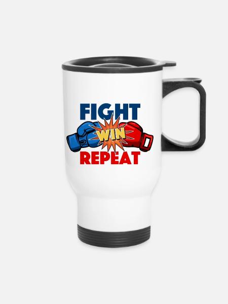 Highlevel Fighter - Thermobecher mit Tragegriff - Weiß
