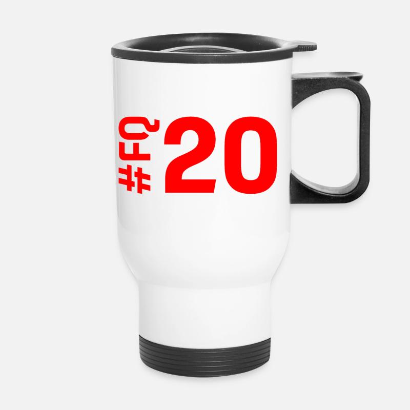 FQ20-KARTON - Thermobecher mit Tragegriff - Weiß