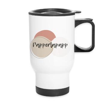 Papperlapapp - Thermobecher mit Tragegriff - Weiß - Vorne
