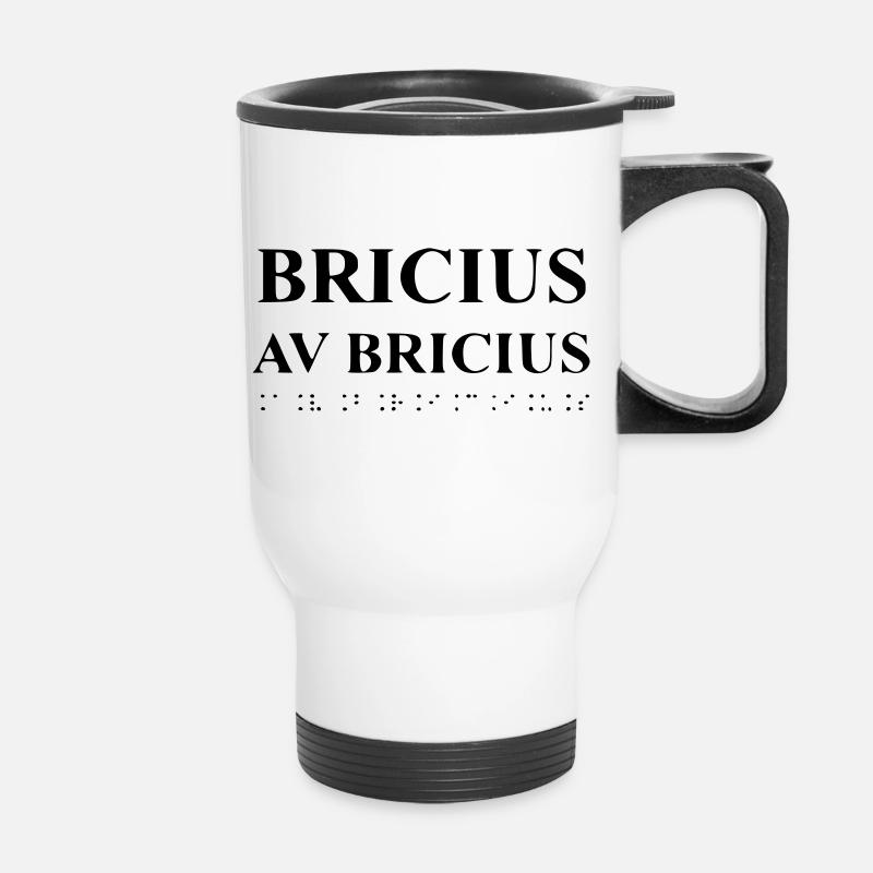 Expression abstraite aux couleurs vives - Tasse isotherme avec poignée - blanc