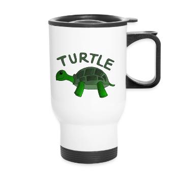 tortue - Tasse isotherme avec poignée - blanc - Devant