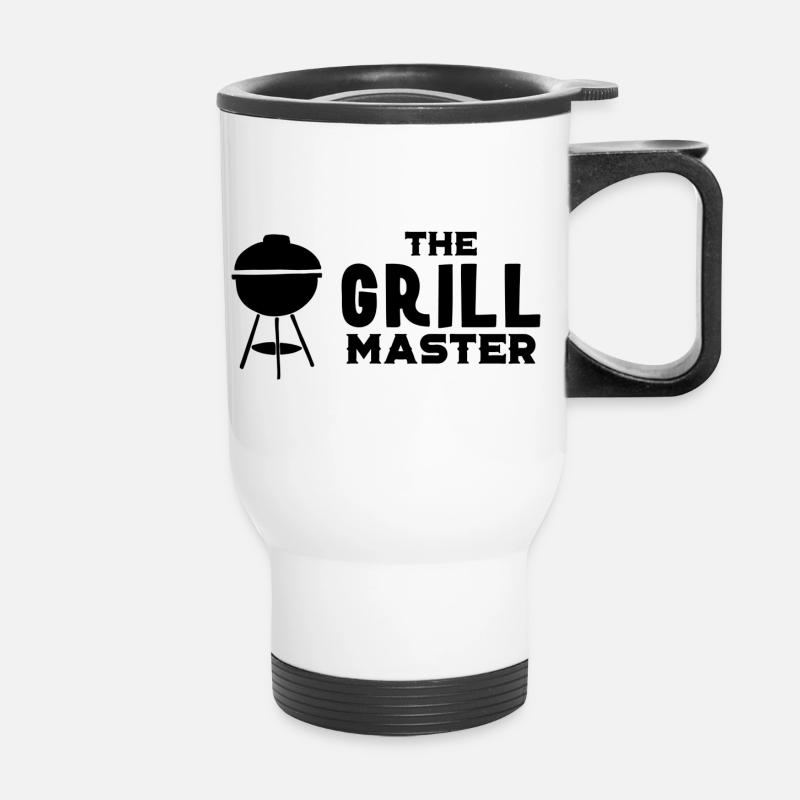 the grill master - Thermobecher mit Tragegriff - Weiß
