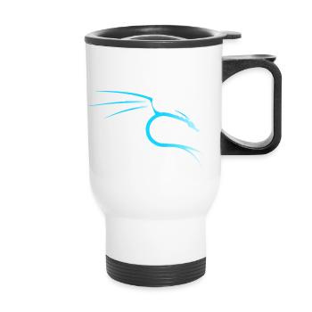 Kali Linux Drache - Thermobecher mit Tragegriff - Weiß - Vorne