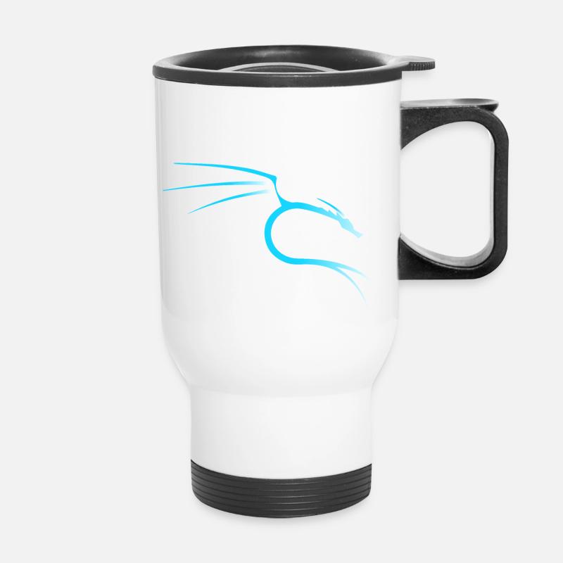 Kali Linux Drache - Thermobecher mit Tragegriff - Weiß