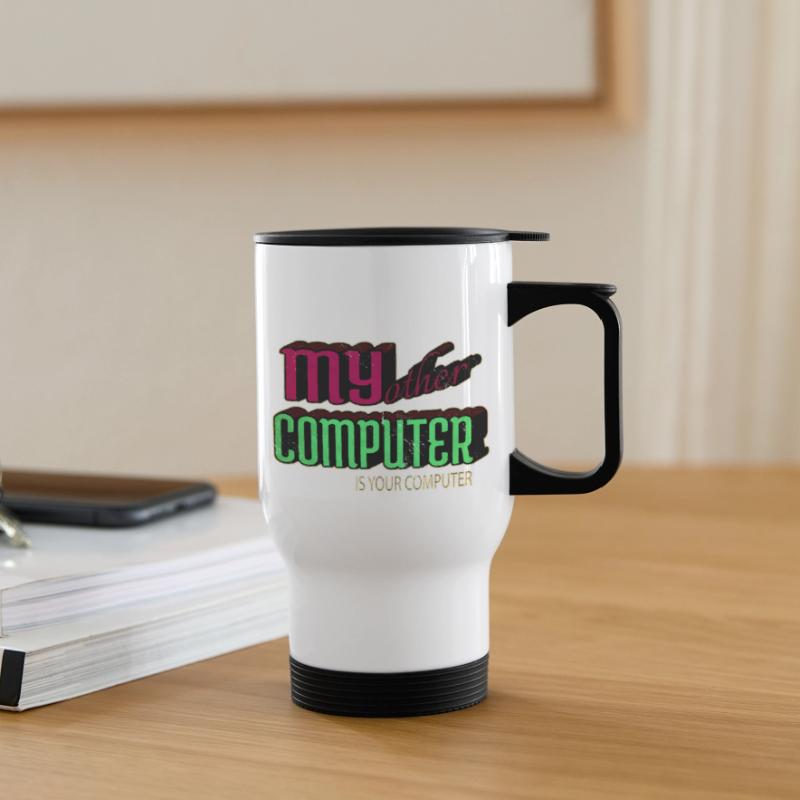 Present Hacking Coding Hacking Computer Thermal mug with handle