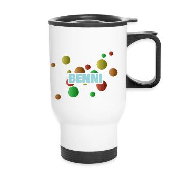Benni Benni - Thermal mug with handle - white - Front