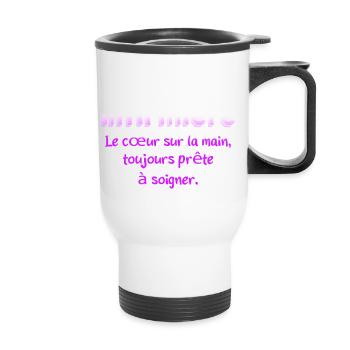 NURSE NURSE DOCTOR HUMOR DRÖLES 16 - Thermal mug with handle - white - Front