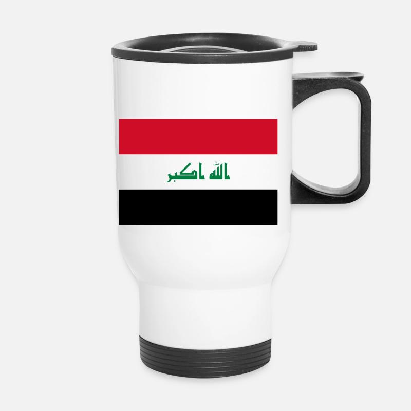 Iraq - Thermal mug with handle - white