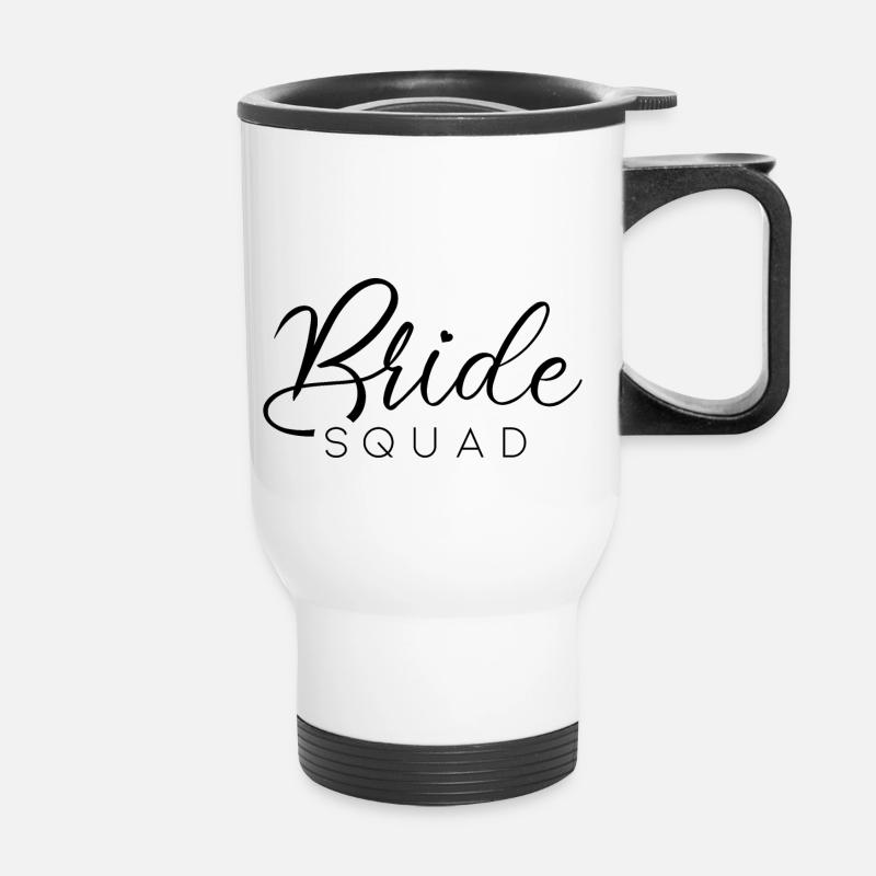 Bride Squad - Thermobecher mit Tragegriff - Weiß