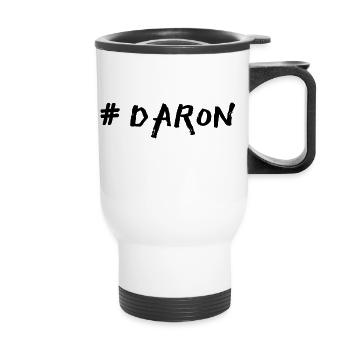 #Daron le père - Tasse isotherme avec poignée - blanc - Devant