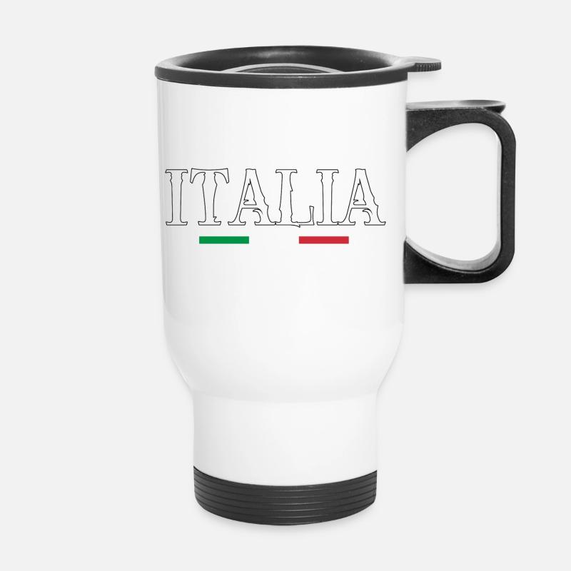 Italia! - Thermal mug with handle - white