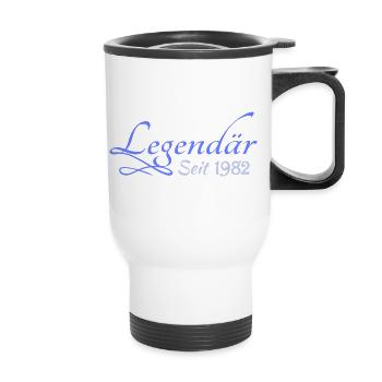 1982 - Thermal mug with handle - white - Front