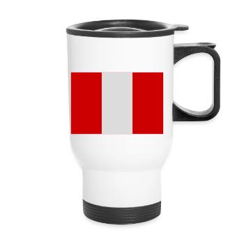 Peru - Thermal mug with handle - white - Front