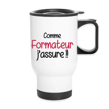 Formateur / Formatrice / Formation / Education - Tasse isotherme avec poignée - blanc - Devant
