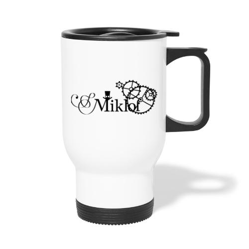 miklof logo black 3000px - Thermal mug with handle
