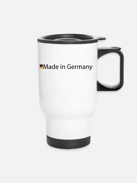 made in germany - Thermobecher mit Tragegriff - Weiß