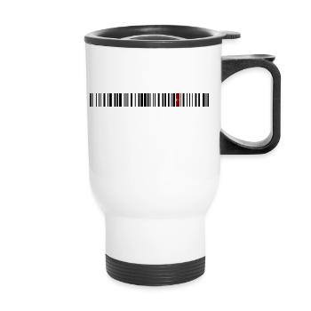 Antalya - Tasse isotherme avec poignée - blanc - Devant