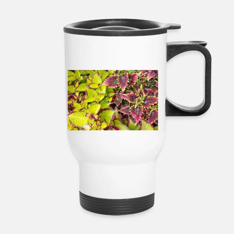 Coleus - Thermal mug with handle - white