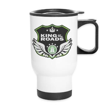 Kings of the Road - Thermal mug with handle - white - Front