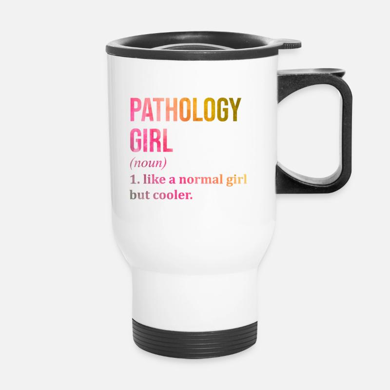 Pathology - Thermal mug with handle - white
