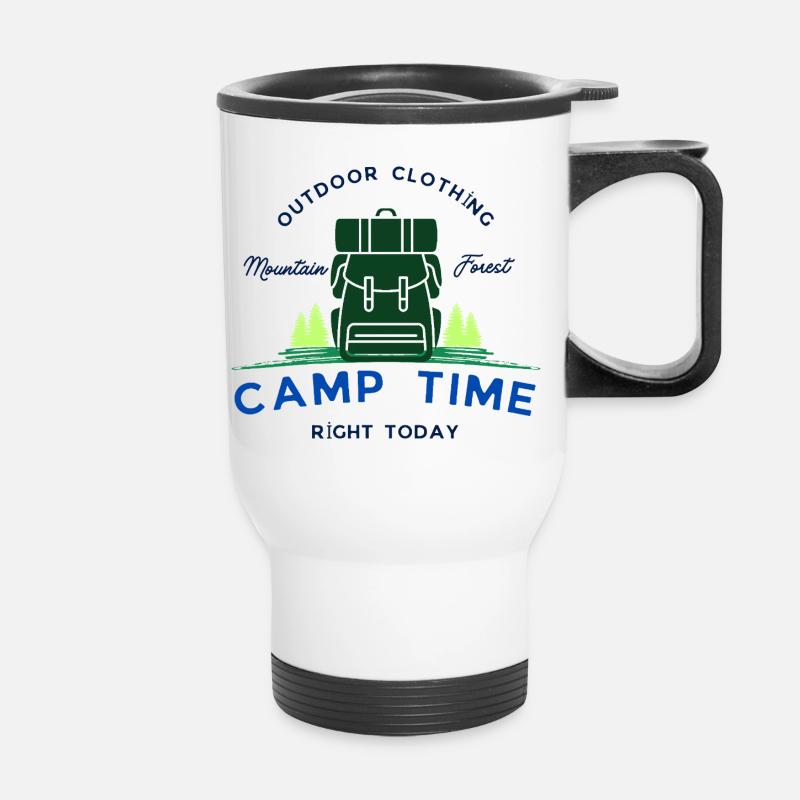 Camp tıme - Tasse isotherme avec poignée - blanc