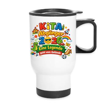 Daycare graduates 2026 - Thermal mug with handle - white - Front