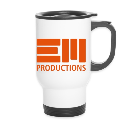 EM Productions Logo 2016 - Thermobecher mit Tragegriff
