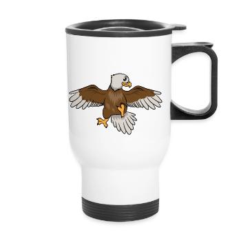 Eagle Kids by The Manzanita’s - Tasse isotherme avec poignée - blanc - Devant