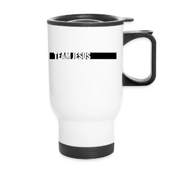 Beam Team Jesus - Thermal mug with handle - white - Front