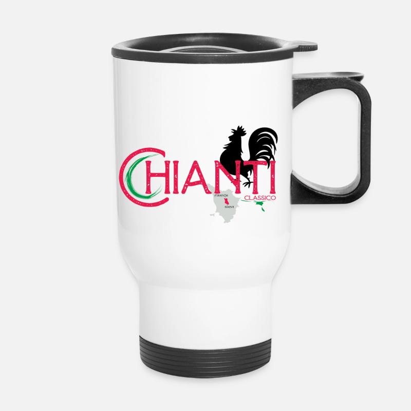 Chianti - Thermal mug with handle - white