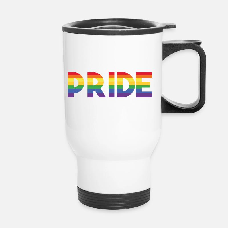 Orgueil - Tasse isotherme avec poignée - blanc