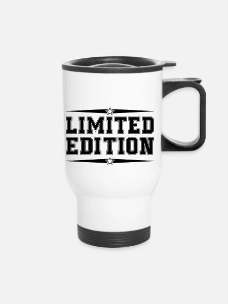 limited edition - Thermobecher mit Tragegriff - Weiß