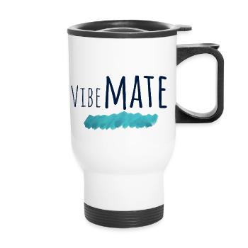VibeMate - Thermobecher mit Tragegriff - Weiß - Vorne