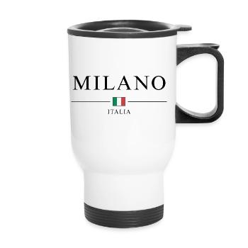 Milano italia - Thermal mug with handle - white - Front