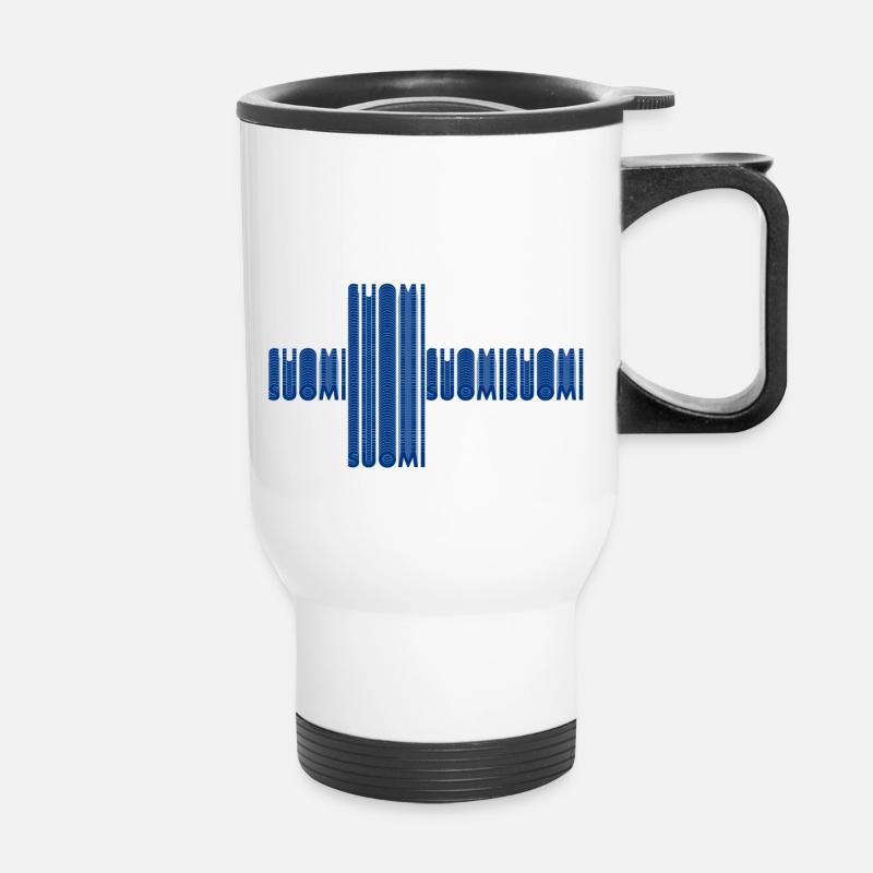 Suomi Finlande - Tasse isotherme avec poignée - blanc