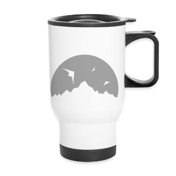 Kite - Thermal mug with handle - white - Front