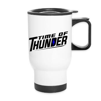 FLASH VARIATIONS - Thermal mug with handle - white - Front