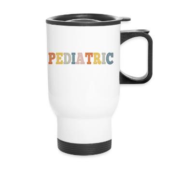 Pediatric Nurse Pediatric Nurse RN LPN - Thermal mug with handle - white - Front