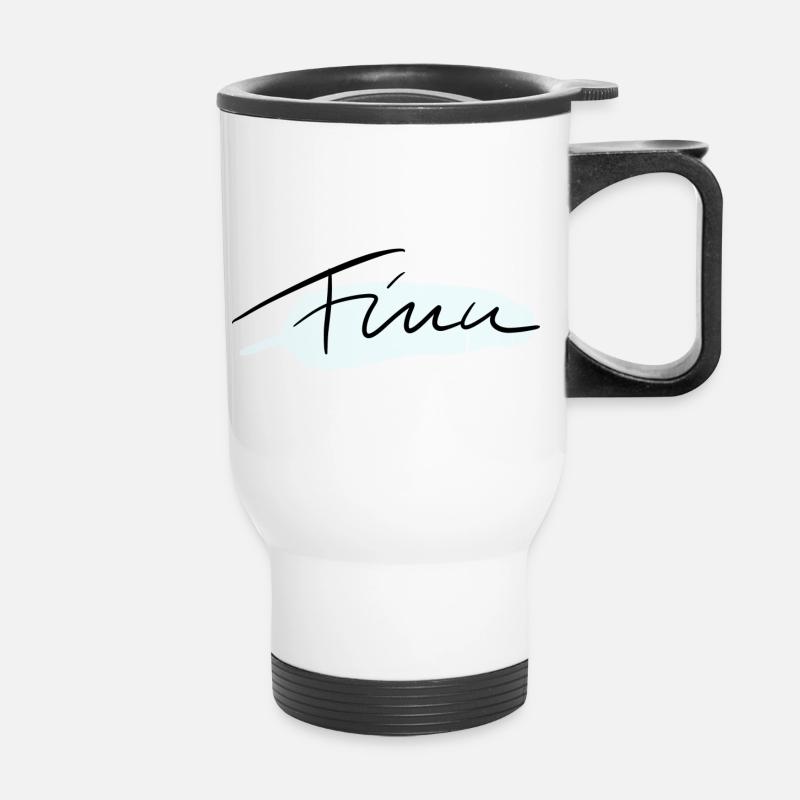Finn - Thermal mug with handle - white