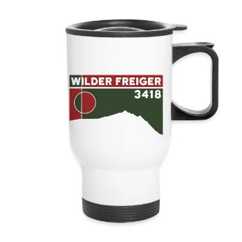 Wild Freiger Mountain Tour Red Ridge Summit Altitude - Thermal mug with handle - white - Front